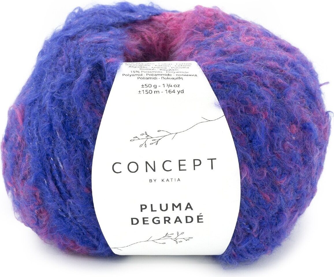 Katia Pluma Decrade 205 - Fuchsia-Petrol