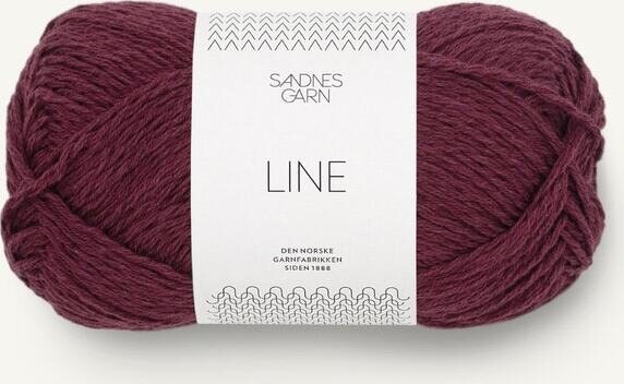 Sandnes Garn Line 4372 Dyp Burgunder