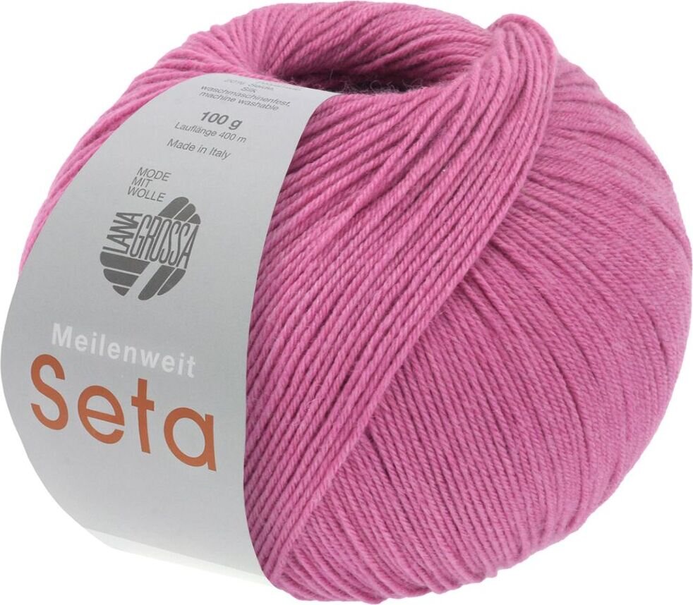 Lana Grossa Meilenweit 100 Seta 39 Orkidea