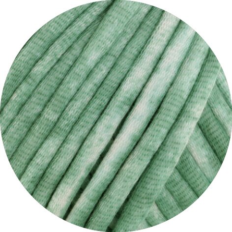 Lana Grossa Gelato Vintage 108 Oleandergrün/Weiß