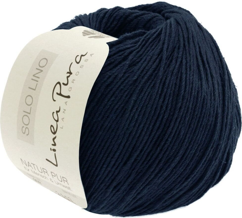 Lana Grossa Solo Lino 12 Dunkelblau