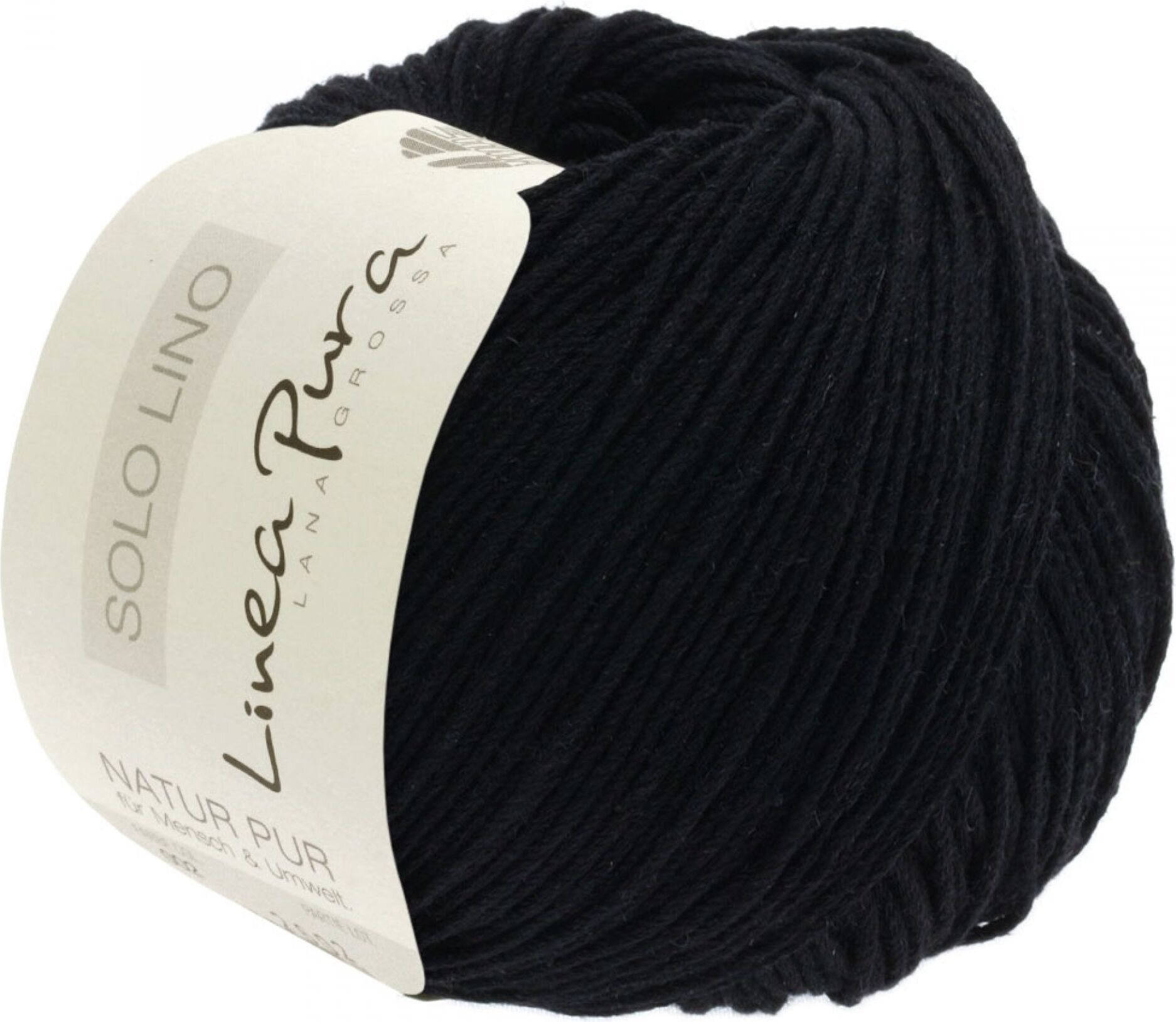 Lana Grossa Solo Lino 14 Schwarz