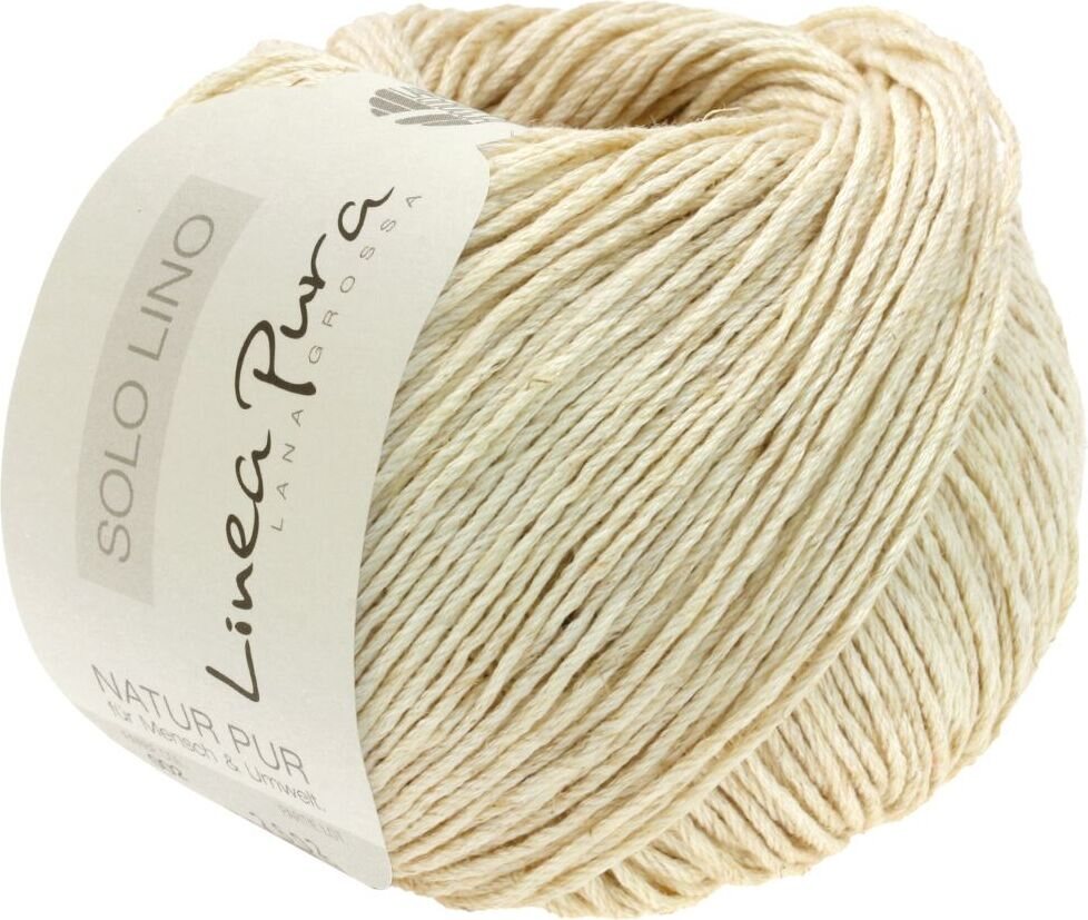 Lana Grossa Solo Lino 56 Perlweiß