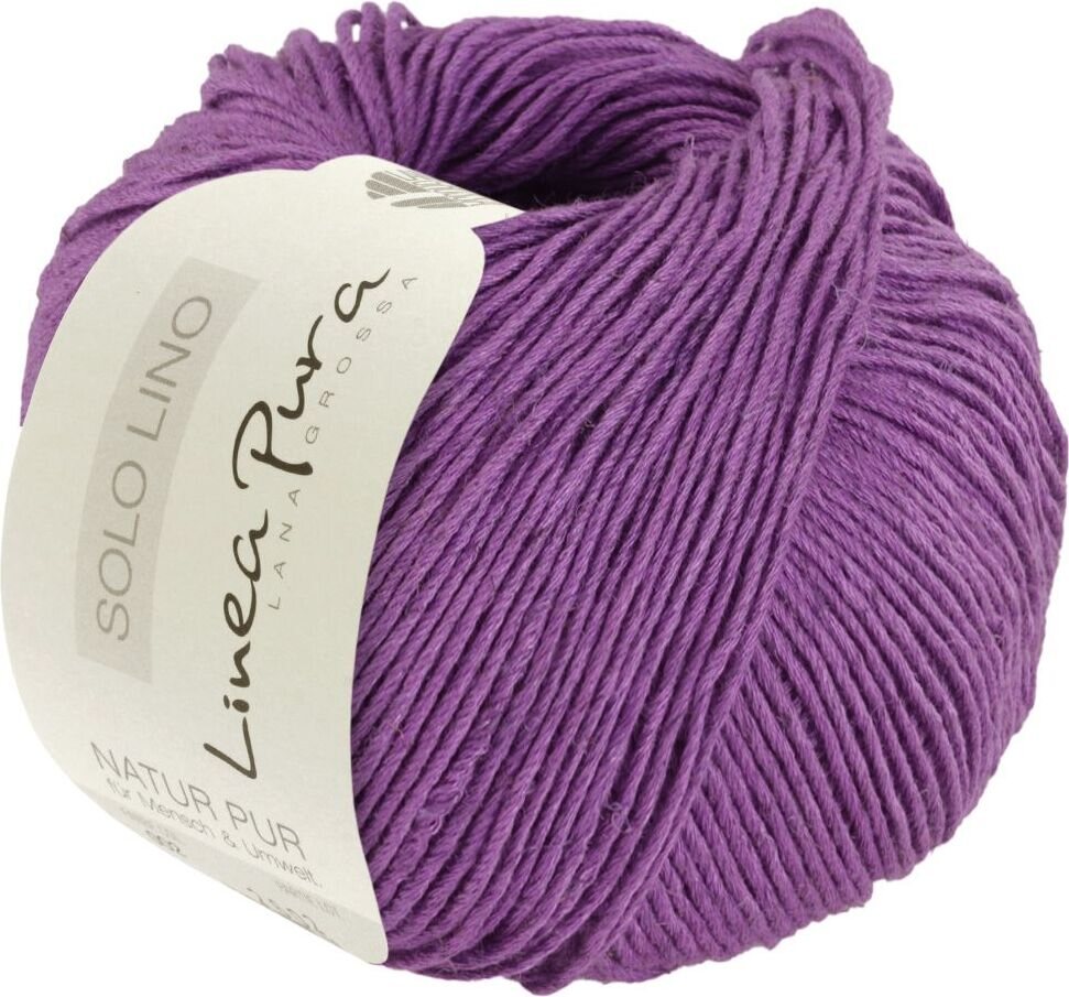 Lana Grossa Solo Lino 68 Violett