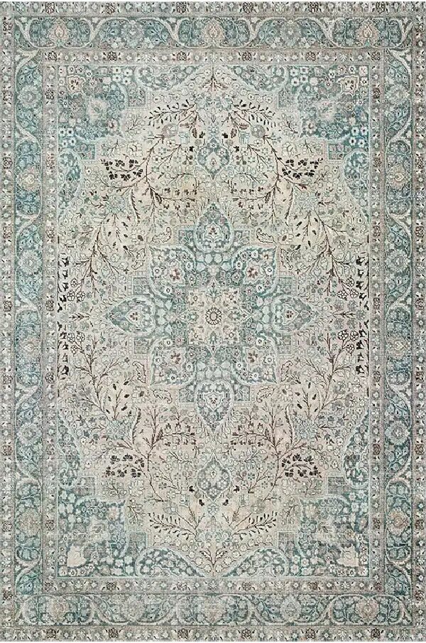 Cecilia keskilattiamatto 133x190cm Beige-sininen