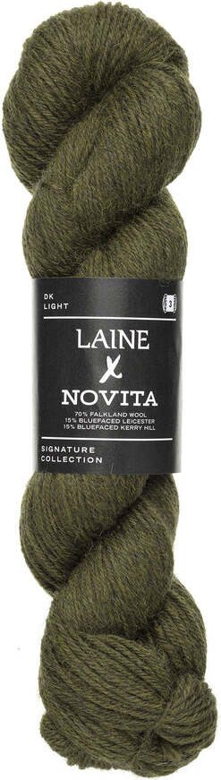 Novita x Laine DK 100 g 3401 Earthy Olive