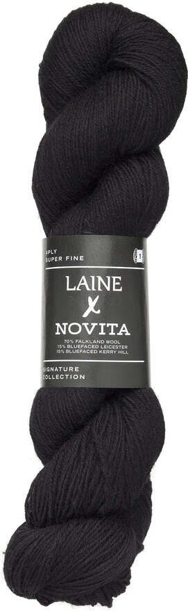 Novita x Laine 4PLY 100 g 0891 Winter Black