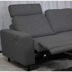 Huonekalukeidas-mallisto Muru 3-istuttava löhösohva, sähkömekanismilla. 220cm leveä.