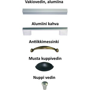 Lintula Koivikko TV-Taso 4+2. Leveys 160.6cm. Kuultovalkoinen runko. Useita eri kansivärejä.