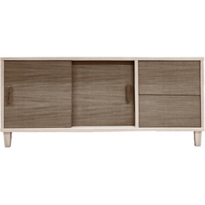 Tammisto Tv-taso 2-ovea ja 2-laatikkoa. 121 cm leveä ja 52,7 cm korkea. Valkaistu tammi runko. Useita eri värivaihtoehtoja.