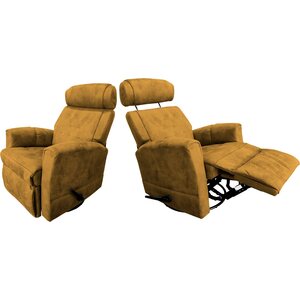 Huonekalukeidas-mallisto Dazi, Recliner-mekanismituoli. Lauritzon’s bon-kangasverhoilulla.
