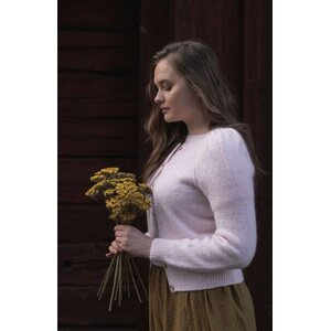 Järbo Garn Rosalinda, neuletakki jossa puhvihihat PDF-ohje