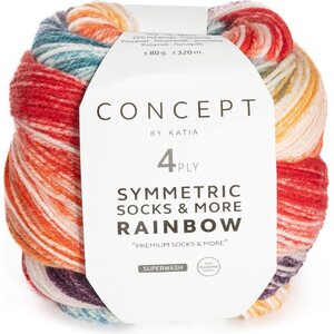 Katia SYMMETRIC SOCKS & MORE - RAINBOW