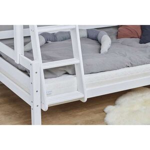Hoppekids ECO Luxury kerrossänky 90/120x200cm, valkoinen