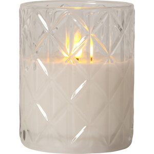 Flamme Romb LED-kynttilä kirkas 12,5cm