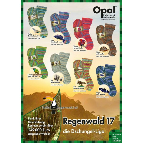Opal Regenwald 17, 6-ply