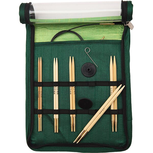 KnitPro Bamboo vaihtopääsetti 3,00-5,00mm